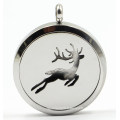 Aries 30mm Rd Stainless Steel Perfume Locket